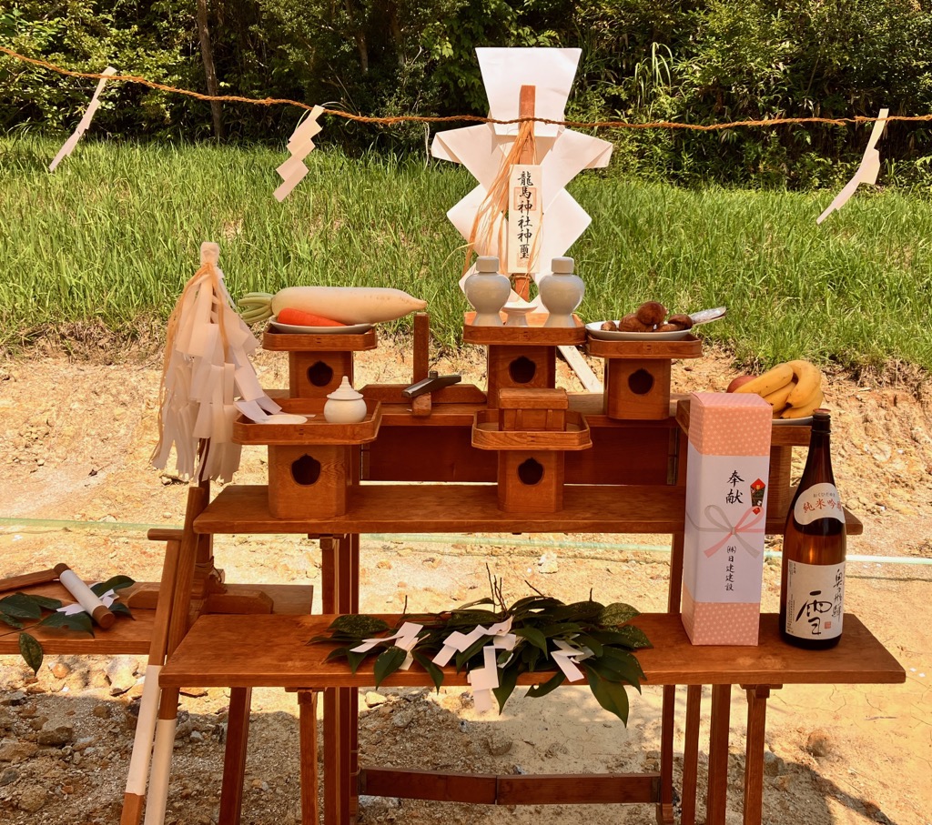 地鎮祭・中津川市福岡にて